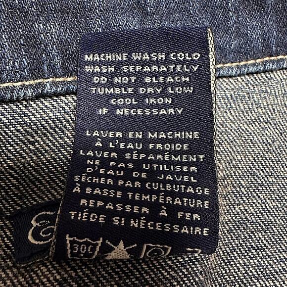 EARL JEAN Denim Jacket Womens Size Small Blue - Picture 5 of 10